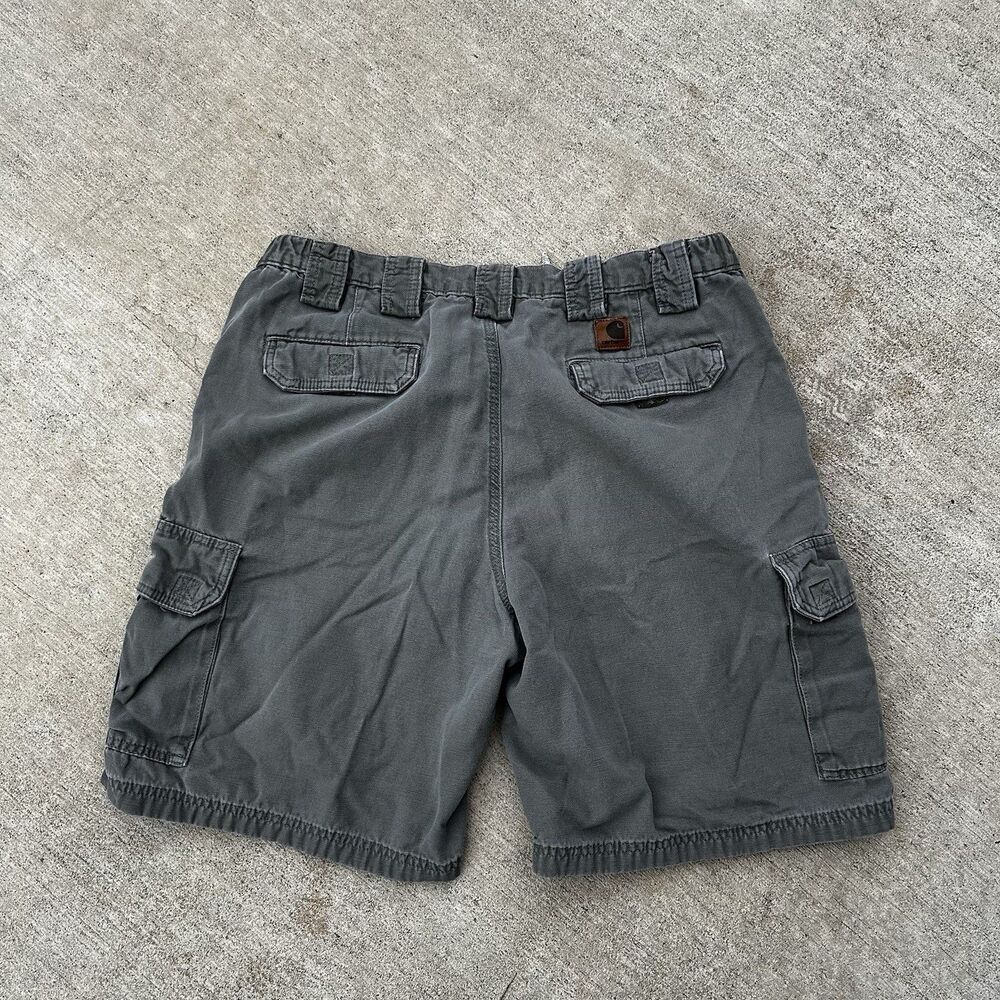 Carhartt Cargo Shorts Men’s 36” Gray Relaxed Fit Utility Workwear Carpenter